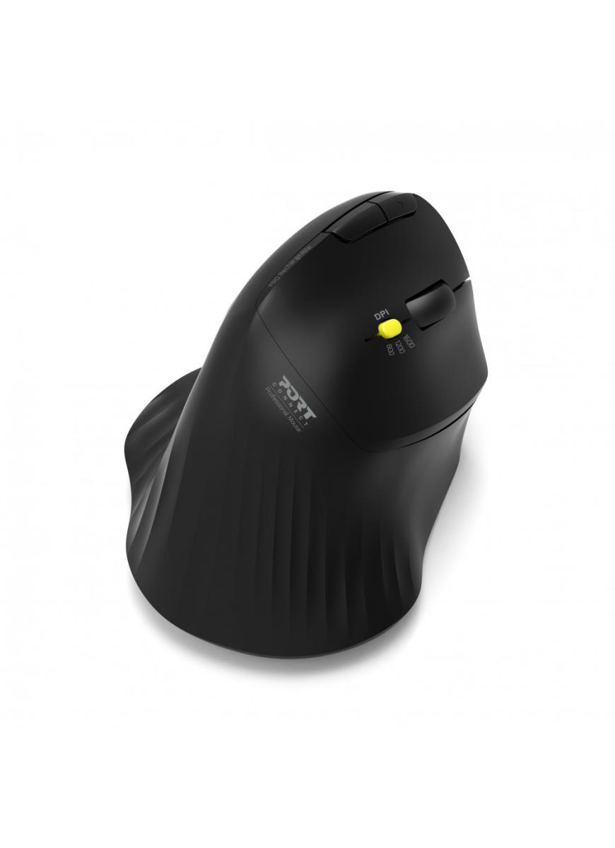 PORT DESIGNS Mouse Ergonomic Rechargeable Bluetooth Track Ball