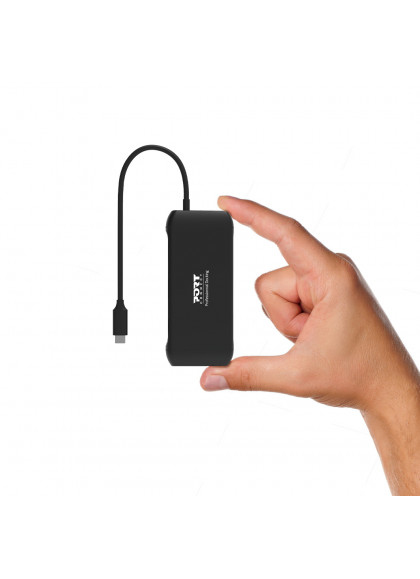 PORT DESIGNS Docking Type C Travel 1x 4k Pd 100w