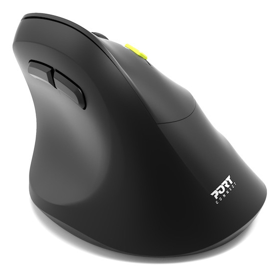 PORT DESIGNS Ergonomic mouse - ERGO - 2.4GHz Bluetooth - Right-Hand - Rechargeable