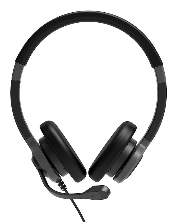 PORT DESIGNS Headphone PRO ON'R 300 - Stereo - USB-A/C - Black