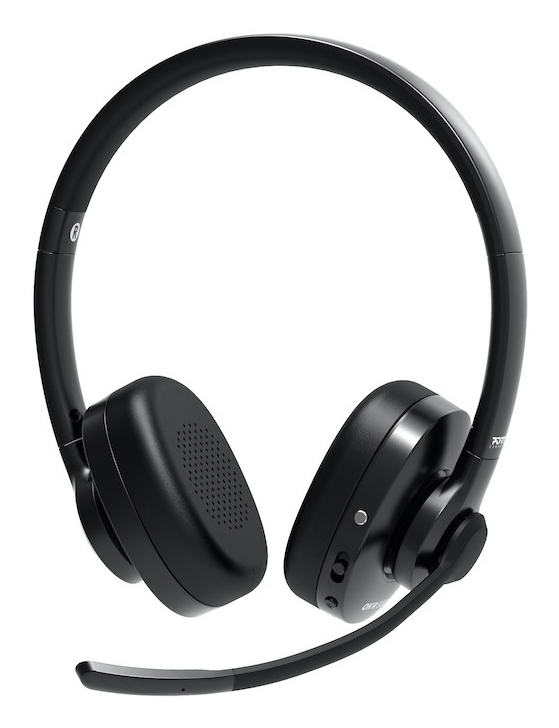 PORT DESIGNS Headphone ON'R 500 -  Stereo - Bluetooth / USB-A/C - Black - Microphone with HVAC