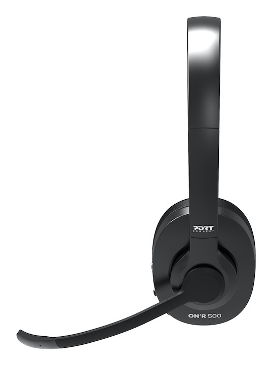 PORT DESIGNS Headphone ON'R 500 -  Stereo - Bluetooth / USB-A/C - Black - Microphone with HVAC