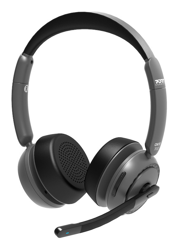 PORT DESIGNS Headphone PRO ON'R 700 Base - Stereo - Bluetooth / USB-A/C - Black - charging base