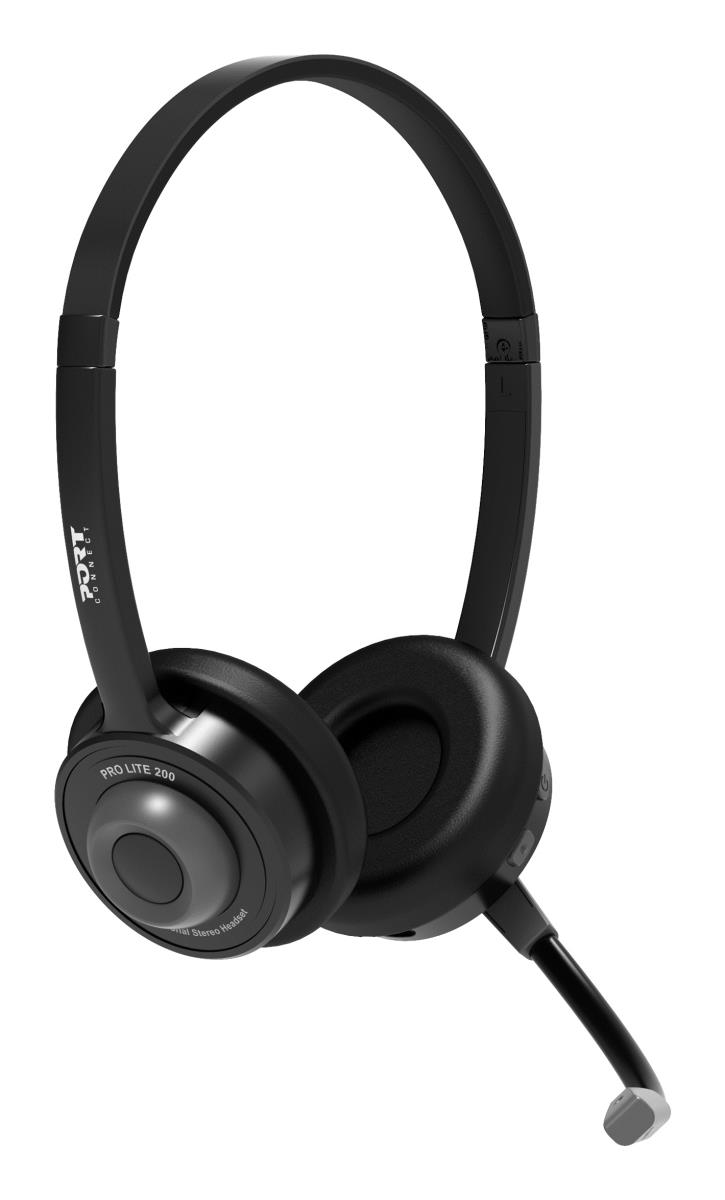 PORT DESIGNS Headphone - PRO LITE 200UNIVERSAL - Stereo - Bluetooth