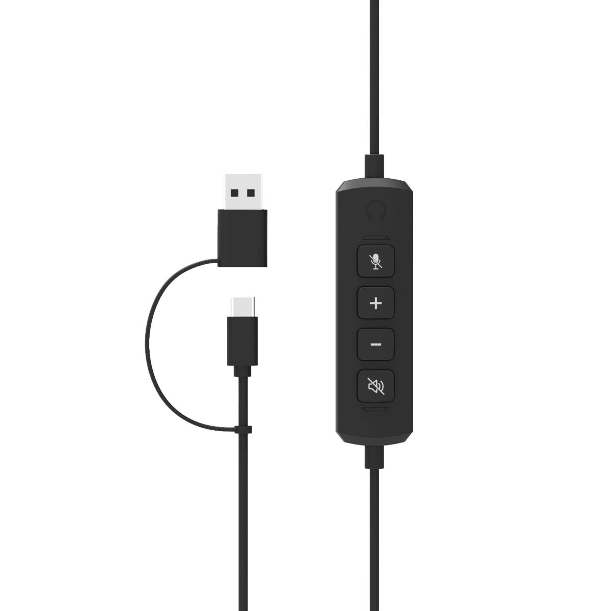 PORT DESIGNS Headphone - PRO LITE 250 - Stereo - USB