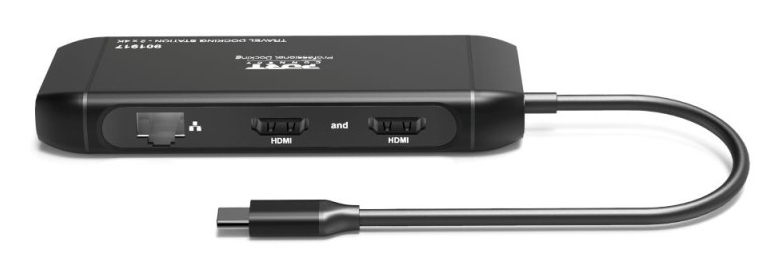 PORT DESIGNS Docking Type C Travel - 2x 4k Pd 100w (2x Hdmi)