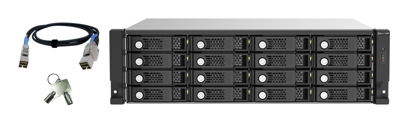 QNAP SYSTEMS TL-R1620SEP-RP Expansion unit RM 3U 16 BAY