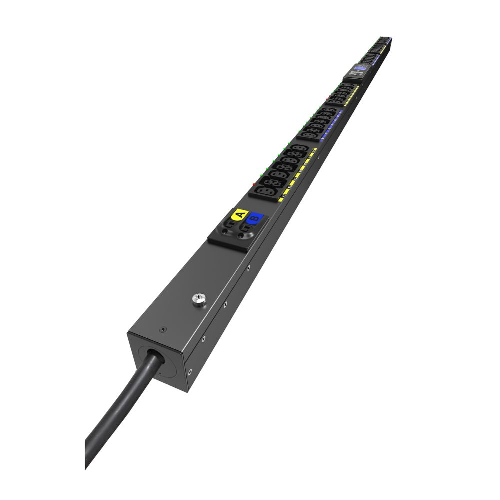 EATON CORPORATION Managed G4 Rack PDU, 0U, 39U, IEC-60309 input, 3m cord, 1ph, 7.4kW, 32A, 200-240V, 42 outlets (24)C13, (18)C39