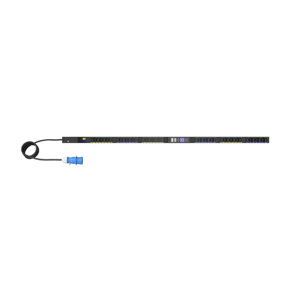 EATON CORPORATION Managed G4 Rack PDU, 0U, 39U, IEC-60309 input, 3m cord, 1ph, 7.4kW, 32A, 200-240V, 42 outlets (24)C13, (18)C39