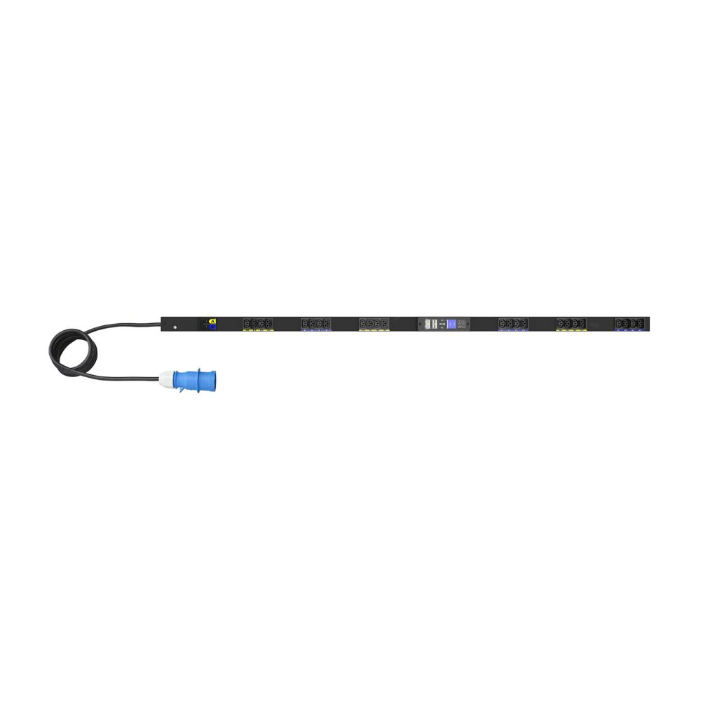 EATON CORPORATION Metered Input G4 Rack PDU, 0U, 39U, IEC-60309 input, 3m cord, 1ph, 7.4kW, 32A, 200-240V, 24 outlets (12)C13, (12)C39