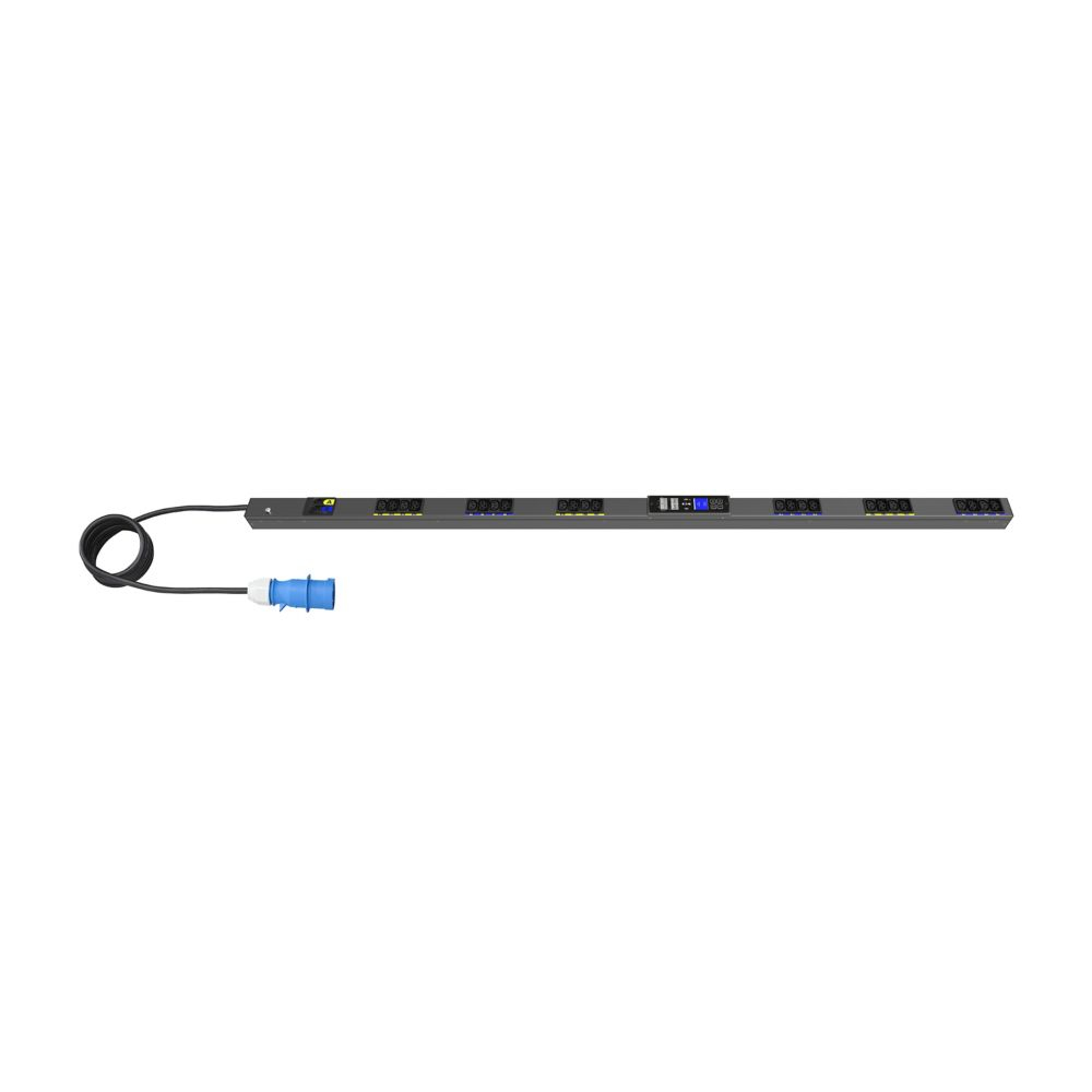 EATON CORPORATION Metered Input G4 Rack PDU, 0U, 39U, IEC-60309 input, 3m cord, 1ph, 7.4kW, 32A, 200-240V, 24 outlets (12)C13, (12)C39
