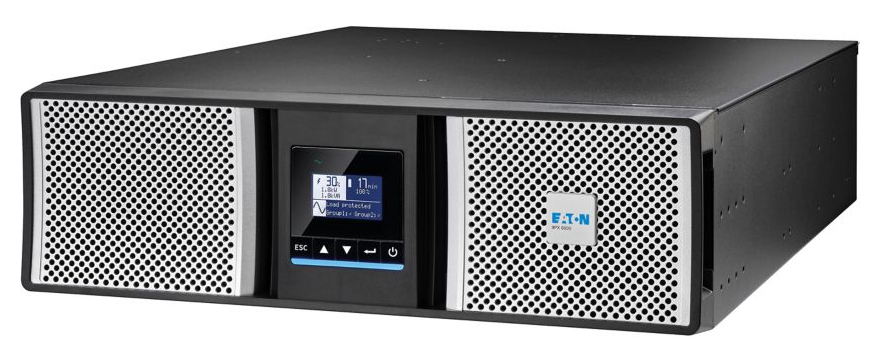 EATON CORPORATION 9PX 6000i RT3U Netpack G2 - 6000VA 6000W - Tower/Rack Network Card 4 min Runtime