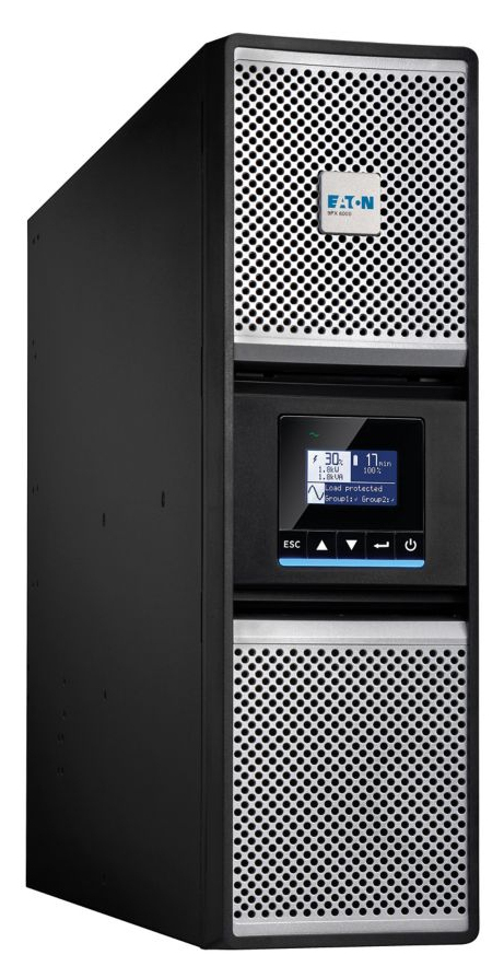 EATON CORPORATION 9PX 6000i RT3U Netpack G2 - 6000VA 6000W - Tower/Rack Network Card 4 min Runtime
