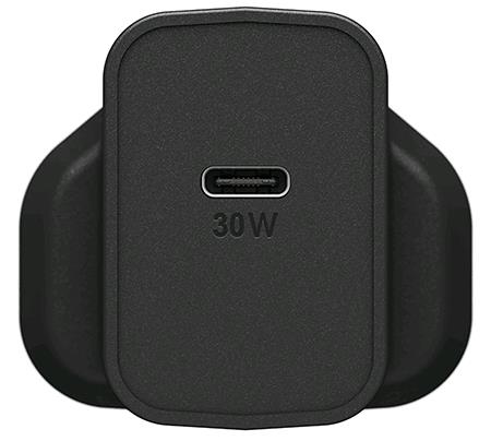 OTTERBOX Wall Charger 30w Gan 1x USB-c 30w USB-pd Black Uk