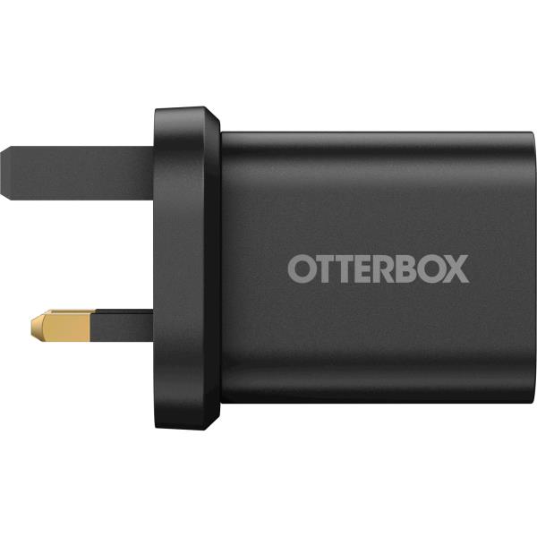 OTTERBOX OB Standard UK Wall Charger 20W - 1X USB-C 20W USB-PD Black - ProPack