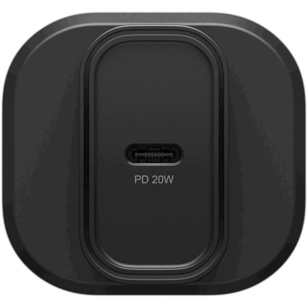 OTTERBOX OB Standard UK Wall Charger 20W - 1X USB-C 20W USB-PD Black - ProPack