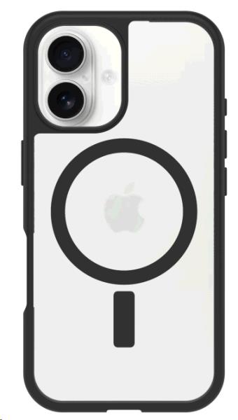 OTTERBOX iPhone 16 Case - React Series - Black Crystal (Clear/Black) - ProPack