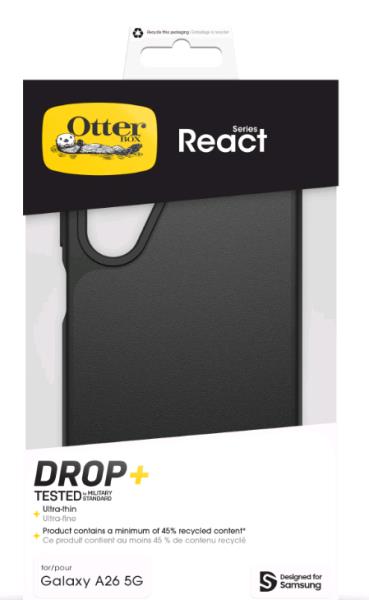 OTTERBOX Galaxy A26 5G - Case React Series - Black