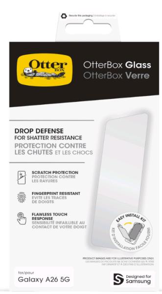 OTTERBOX Galaxy A26 5G Screen Protector - OtterBox Glass - Clear - ProPack