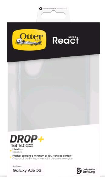 OTTERBOX Galaxy A36 5G Case - React Series - Clear