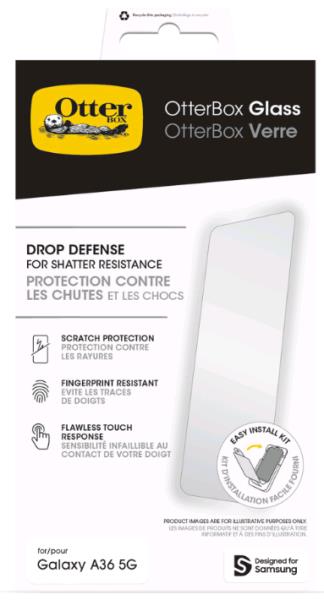 OTTERBOX Galaxy A56 5G / Galaxy A36 5G Screen Protector - OtterBox Glass - Clear - ProPack