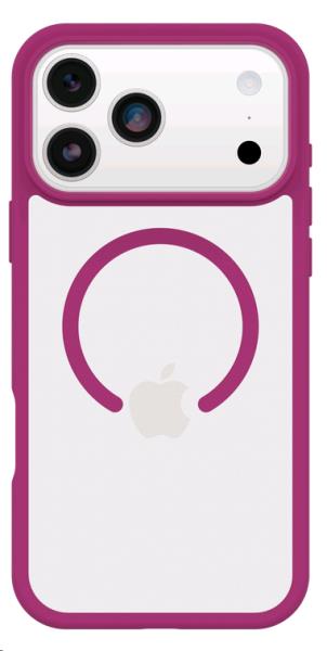 OTTERBOX iPhone 17 Pro Max Case - React Series - Rose Crystal (Pink/Clear)