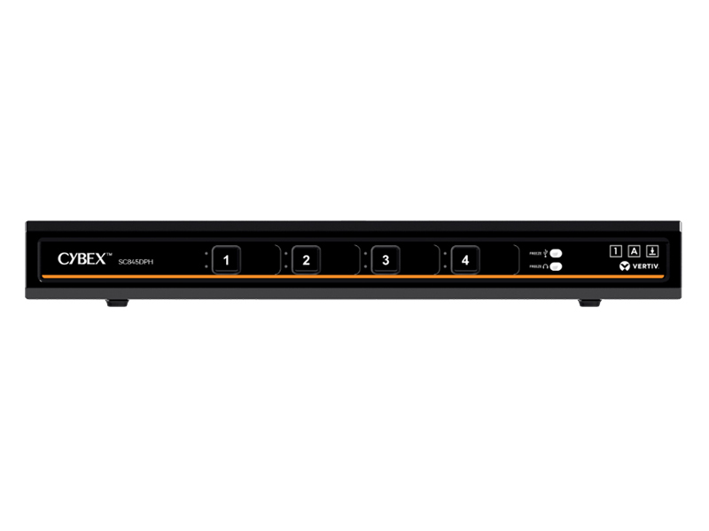 VERTIV CYBEX SC Universal DP/H Secure KVM Switch 4-Port Dual Display PP4.0