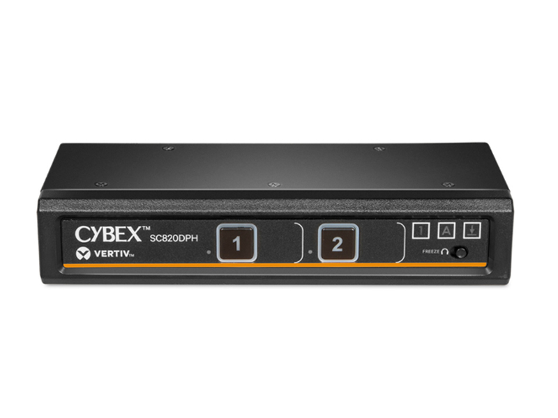VERTIV CYBEX SC Universal DP/H Secure KVM Switch 2-Port Single Display PP4.0