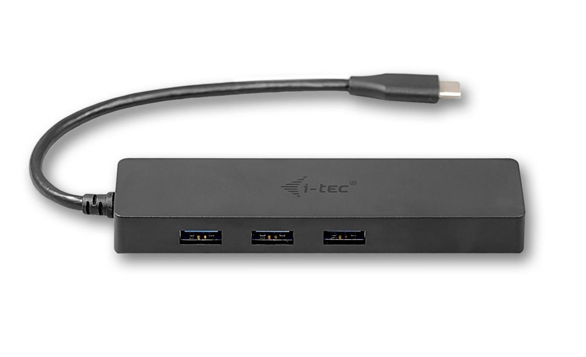 I-TEC ELECTRONICS USB-c Slim Hub + Glan USB-c 3 Port Hub USB 3.0 + Glan