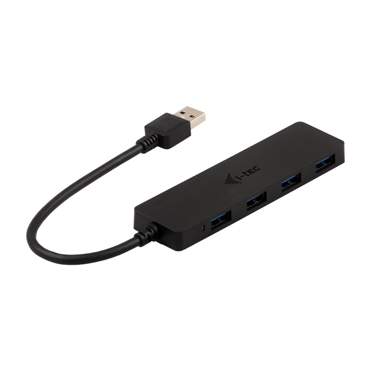 I-TEC ELECTRONICS Slim Passive Hub 4p Black USB 3.0 No Ps Win And Mac Os