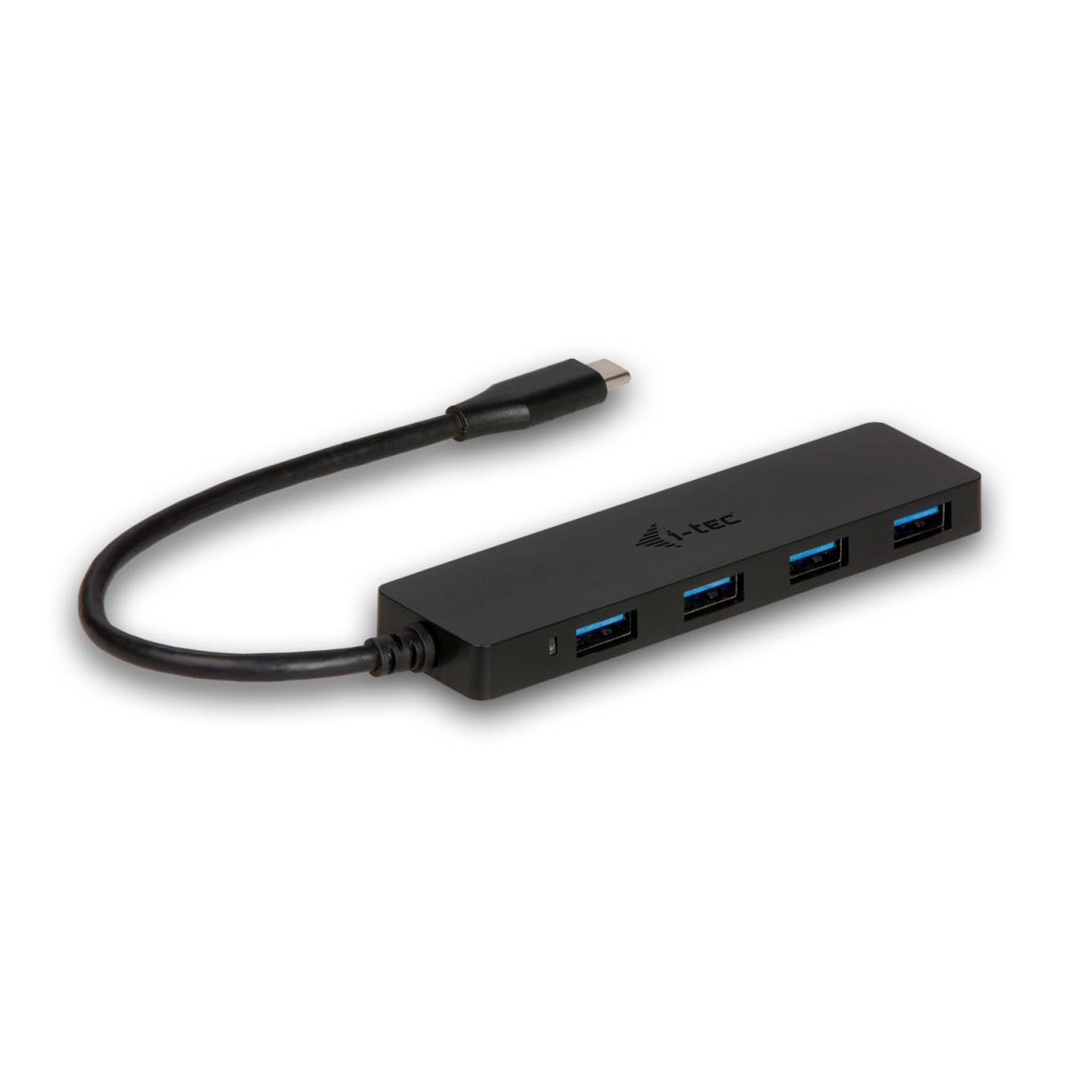 I-TEC ELECTRONICS USB-c Slim Passive Hub 4p No Ps Win And Mac Os Black