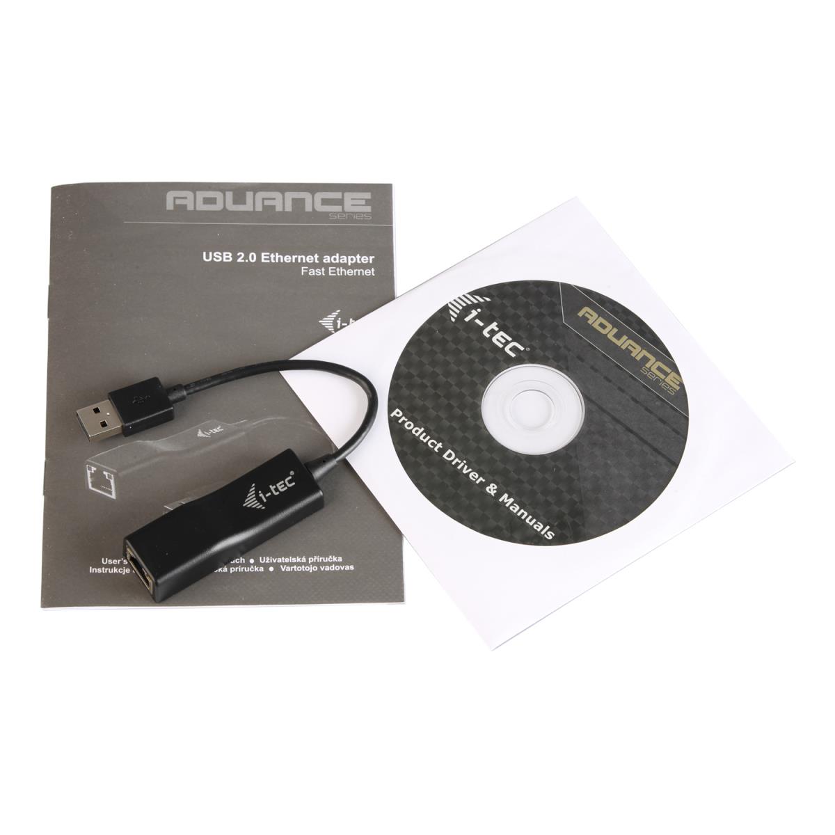 I-TEC ELECTRONICS USB 2.0 Network Adapter Advance 10/100 USB 2.0 To Rj45