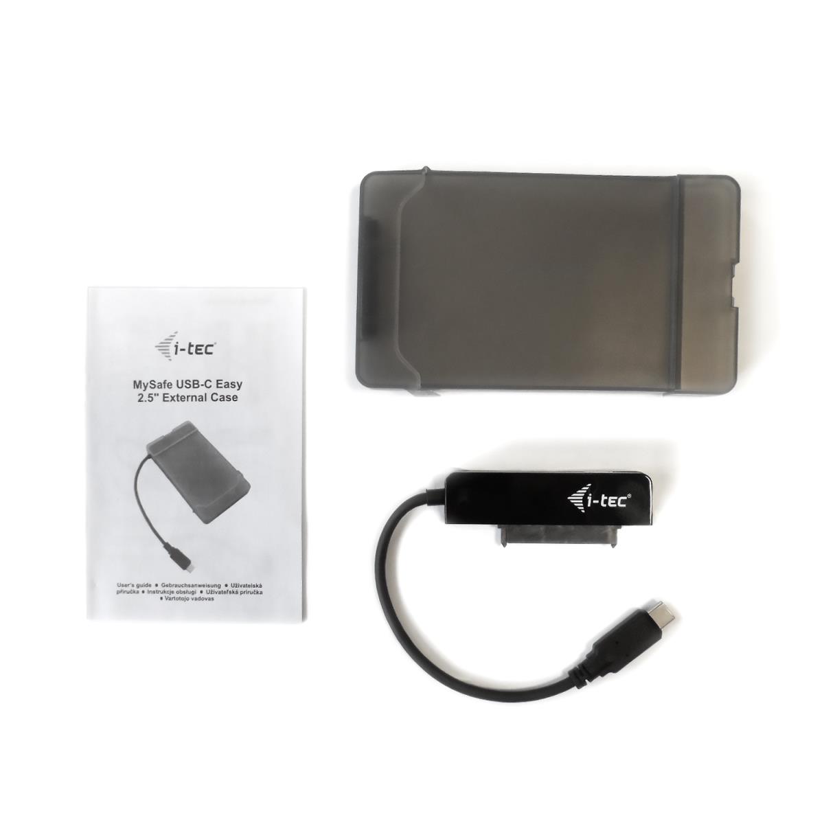 I-TEC ELECTRONICS Mysafe Easy 2.5in USB-c External Case USB-c 3.1 Gen 2 In