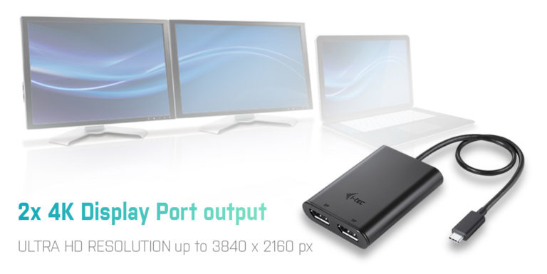 I-TEC ELECTRONICS USB-c 4k Dual Dp Adapter