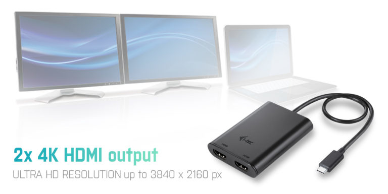 I-TEC ELECTRONICS USB-c 4k Dual Hdmi Adapter