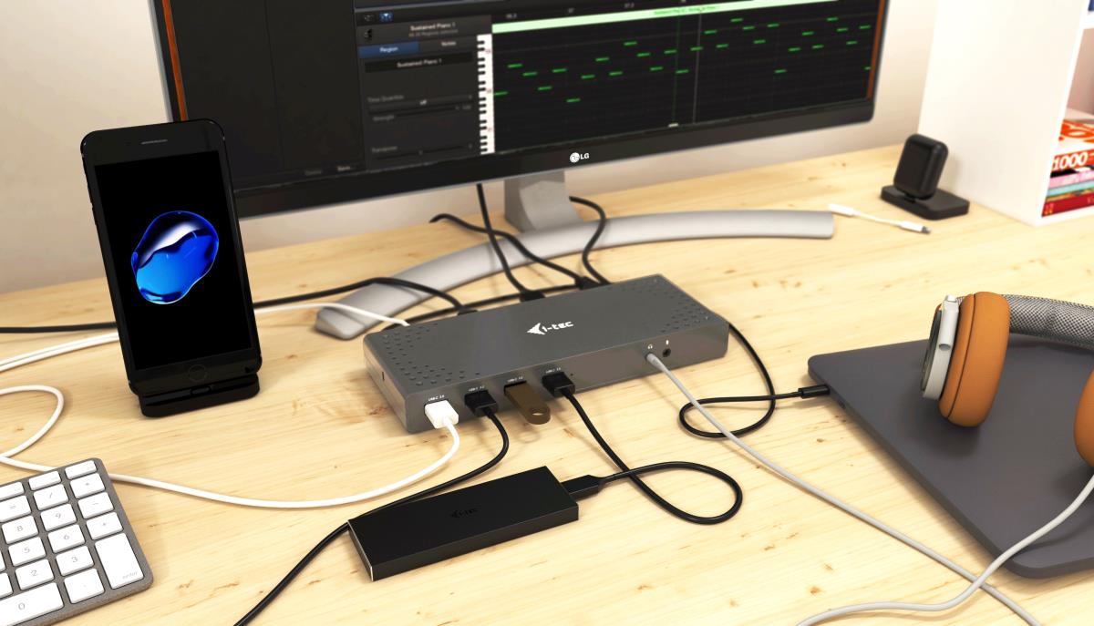 I-TEC ELECTRONICS I-tec USB 3.0/USB-c 5k Dock Uk I-tec USB 3.0 / USB-c 5k Dock Uk