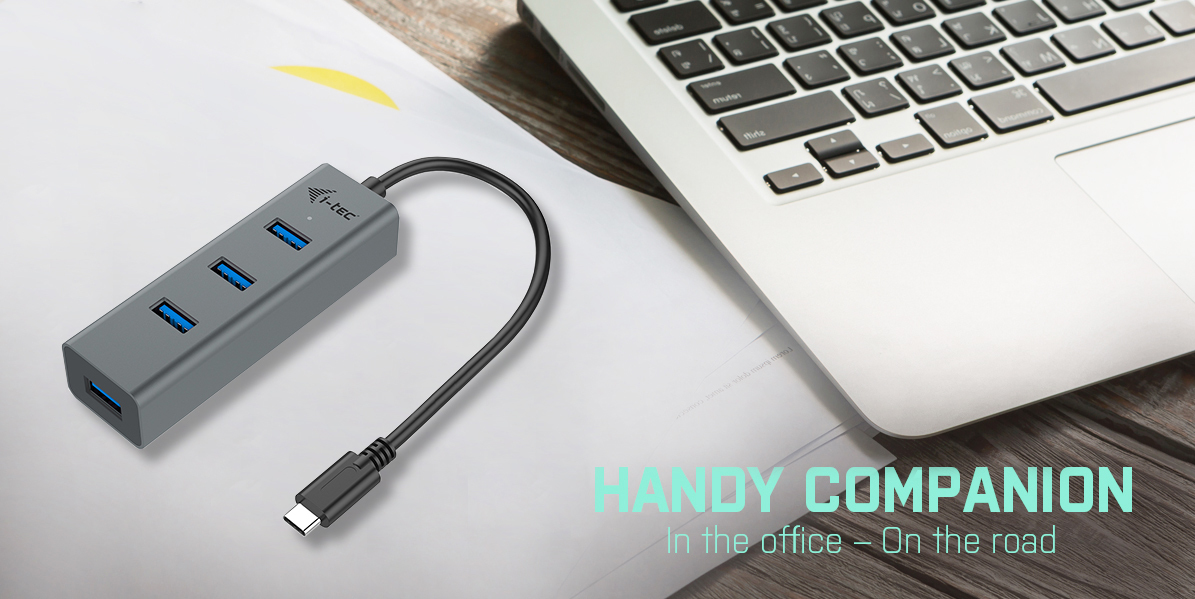 I-TEC ELECTRONICS Metal 4 Port USB 3.0 Hub USB-c To 4x USB-a