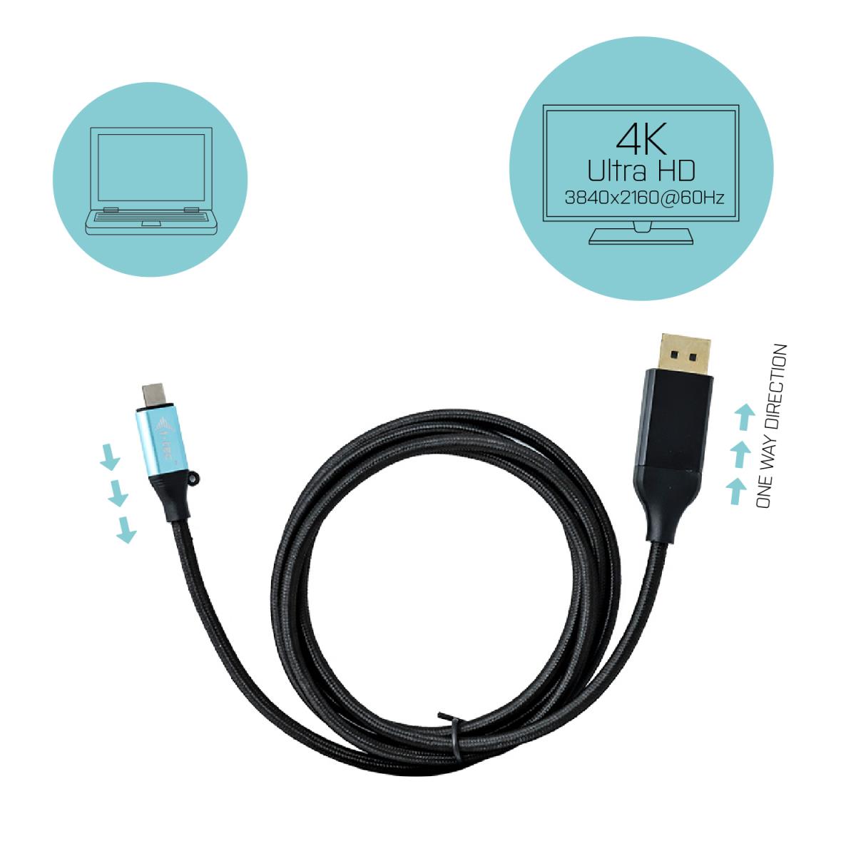 I-TEC ELECTRONICS Cable Adapter 4k - USB-c To DisplayPort - 1.5m