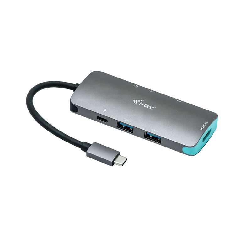 I-TEC ELECTRONICS Docking Station Nano Dock Metal - USB-c Flat 4k Hdmi - Power Delivery 60w