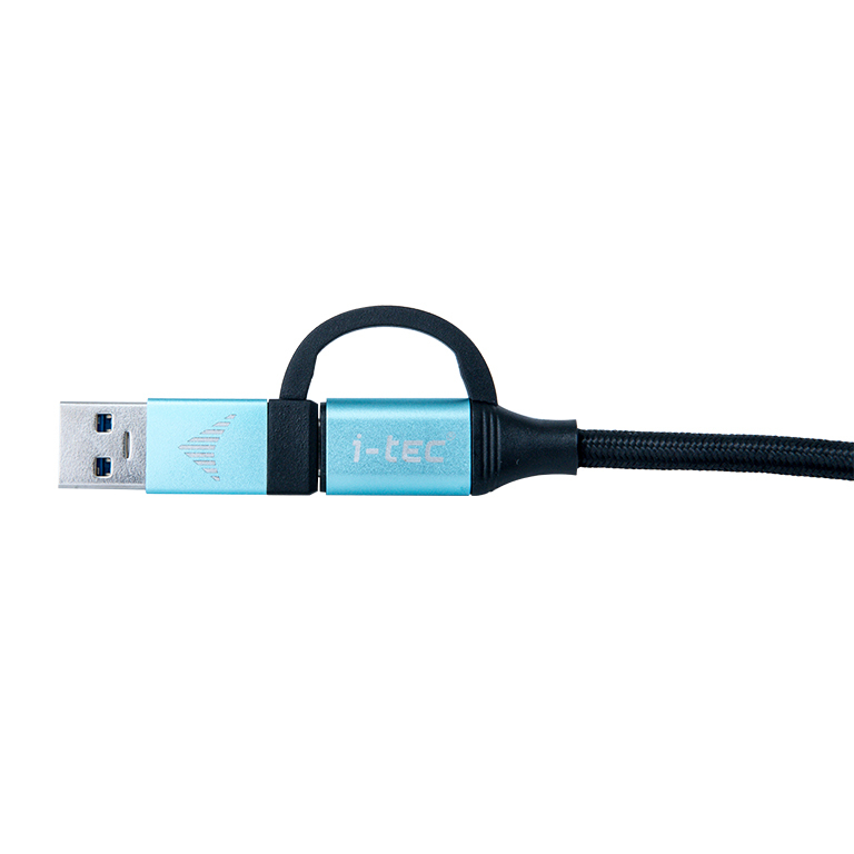 I-TEC ELECTRONICS Cable - USB-c To USB-c - With Integrated USB 3.0 Adapter