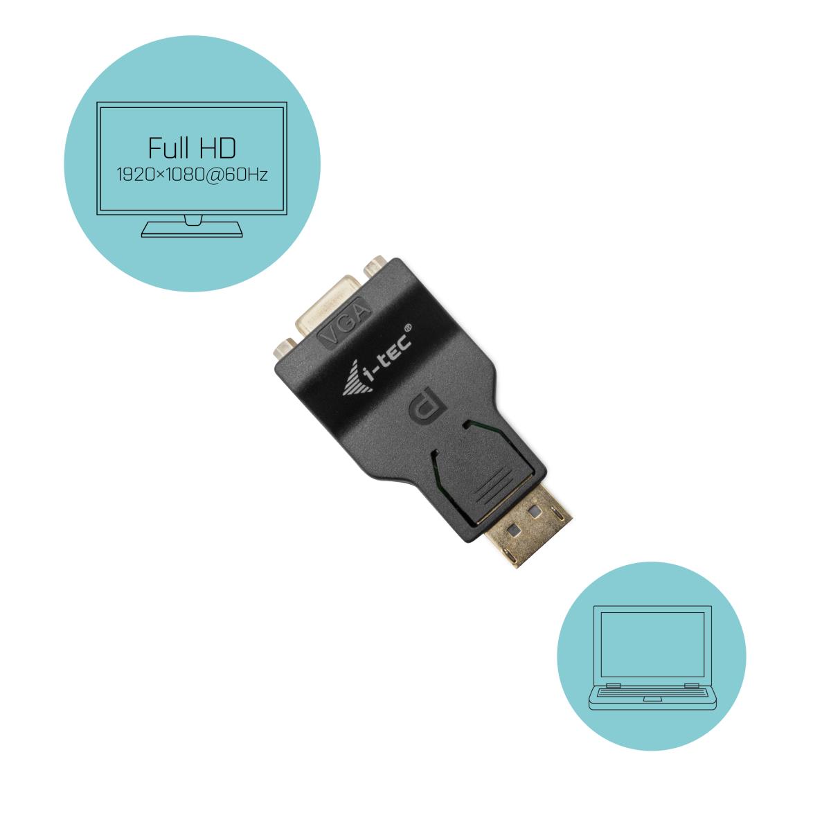 I-TEC ELECTRONICS DisplayPort To Vga Adapter