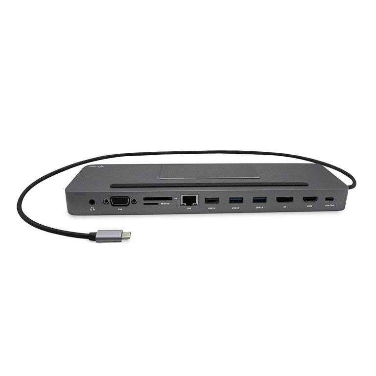 I-TEC ELECTRONICS Docking Station - USB-c Metal Ergonomic 3x Display 4k -  Power Delivery 85w