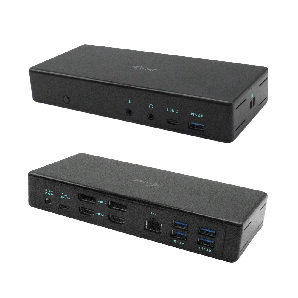 I-TEC ELECTRONICS Docking Station - USB-c Quattro Display - With Power Delivery 85w Uk