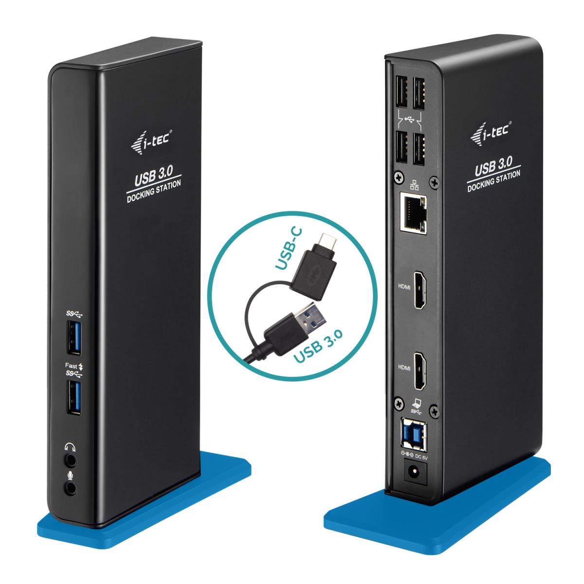 I-TEC ELECTRONICS Docking Station - USB-c /USB3.0 Dual Hdmi - Gigabit Ethernet Rj-45 Uk