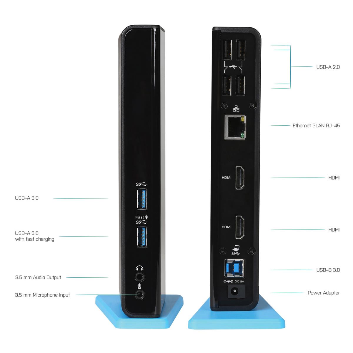I-TEC ELECTRONICS Docking Station - USB-c /USB3.0 Dual Hdmi - Gigabit Ethernet Rj-45 Uk