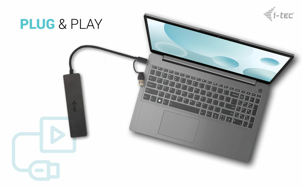 I-TEC ELECTRONICS USB-c Metal Hub 2x USB 3.0 + 2x USB-c