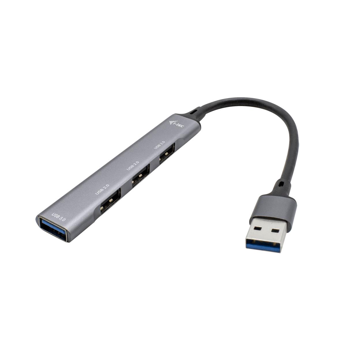 I-TEC ELECTRONICS Metal Hub 4 Port 1 X USB 3.0 + 3 X USB2.0