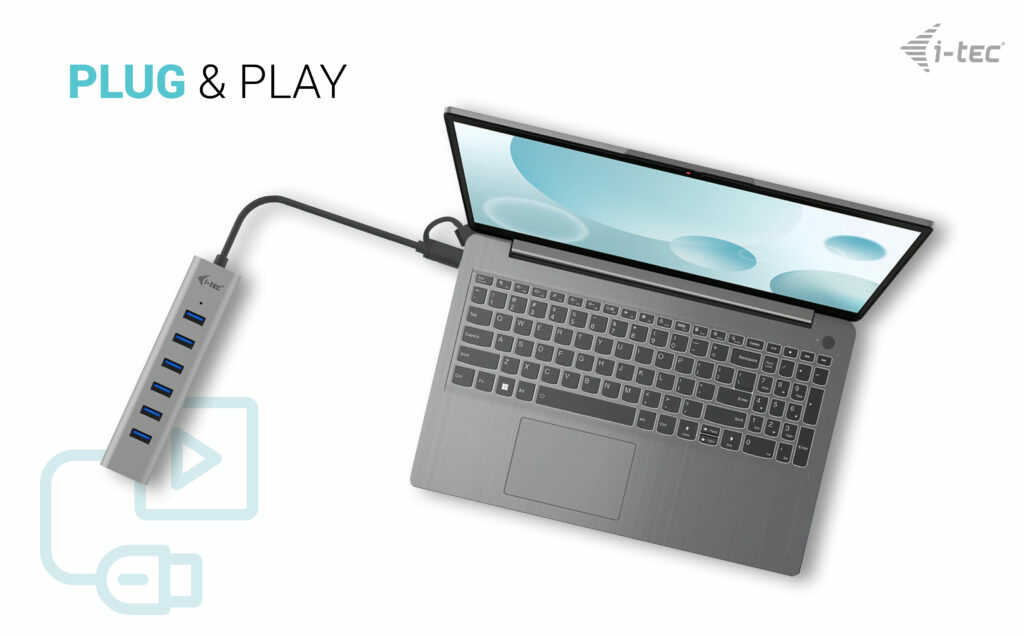 I-TEC ELECTRONICS USB-c Charging Metal Hub 7 Port