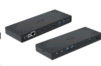 I-TEC ELECTRONICS Docking Station G2 Thunderbolt 3 - Dual - 100w USB-a / USB-c Power Delivery