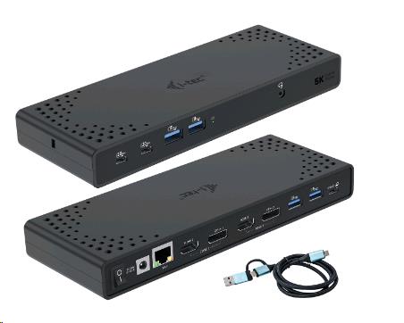 I-TEC ELECTRONICS Docking Station G2 Thunderbolt 3 - Dual - 100w USB-a / USB-c Power Delivery